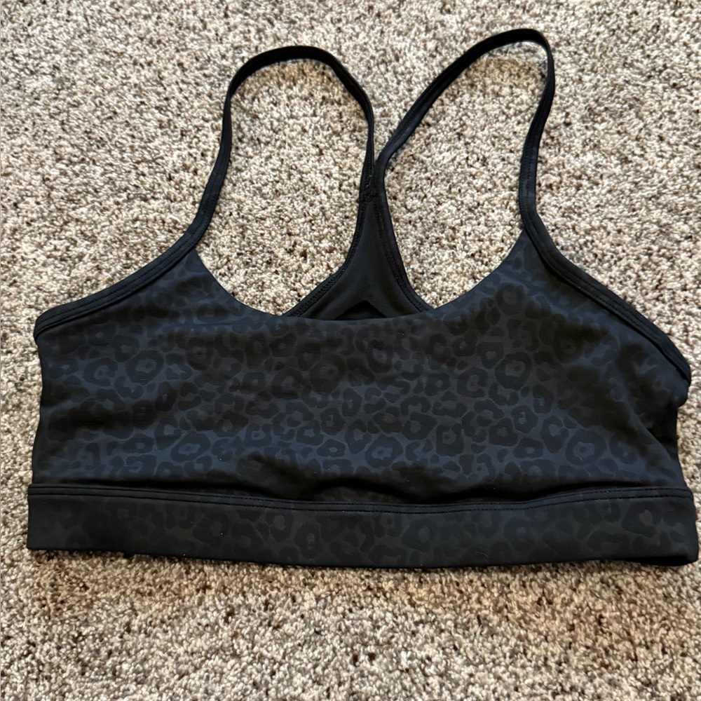ZYIA Black Venom Snake Print Sports Bra Size Small Great condition